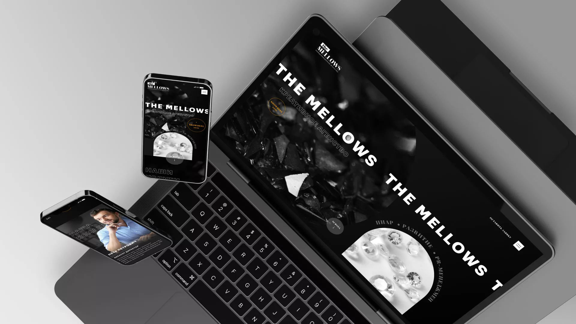 Разработка сайта в Ярославле для креативного агентства «The Mellows» Разработка сайта креативного агентства «The Mellows» в Ярославле