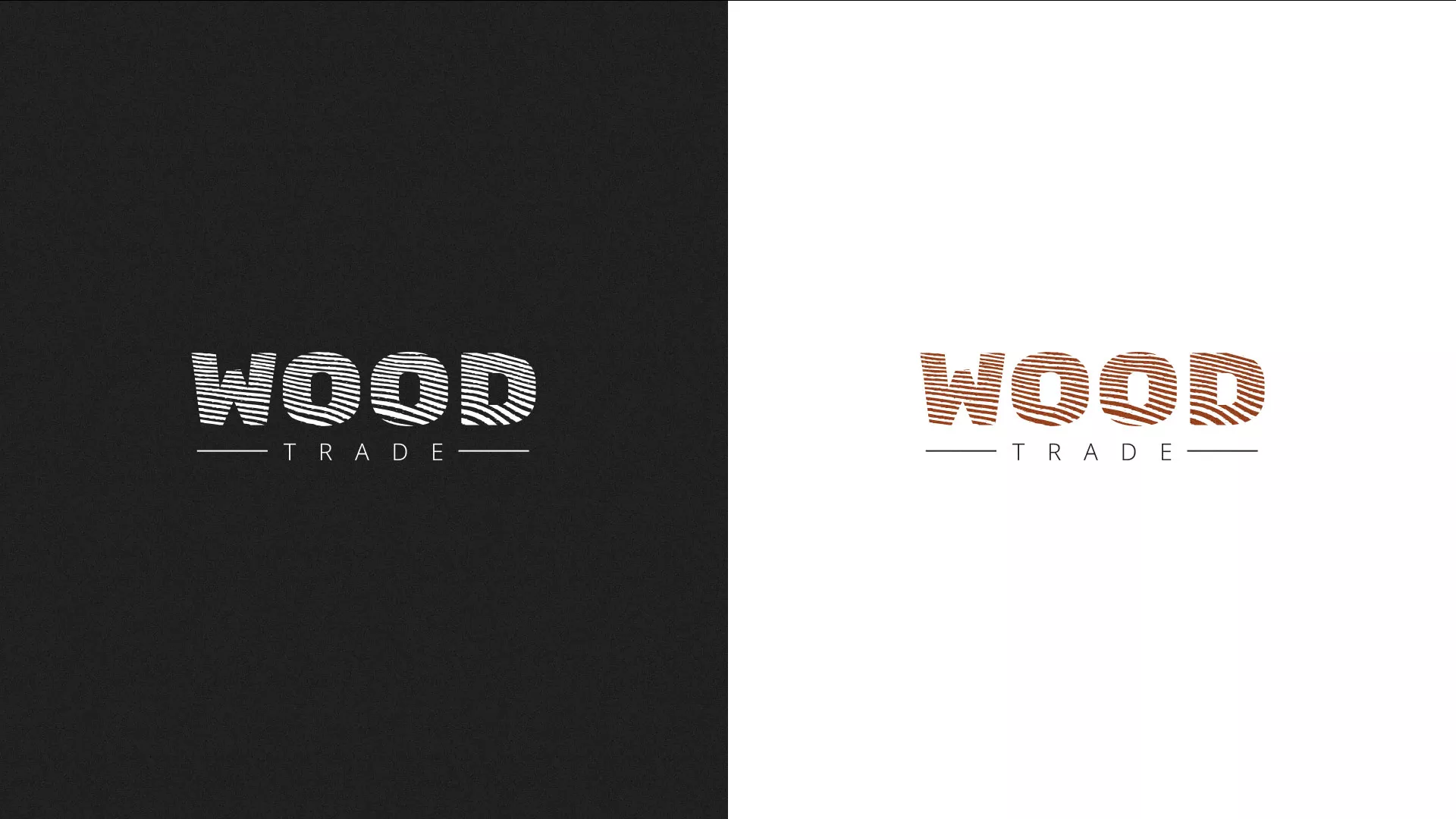 Разработка логотипа для компании «Wood Trade» в Ярославле