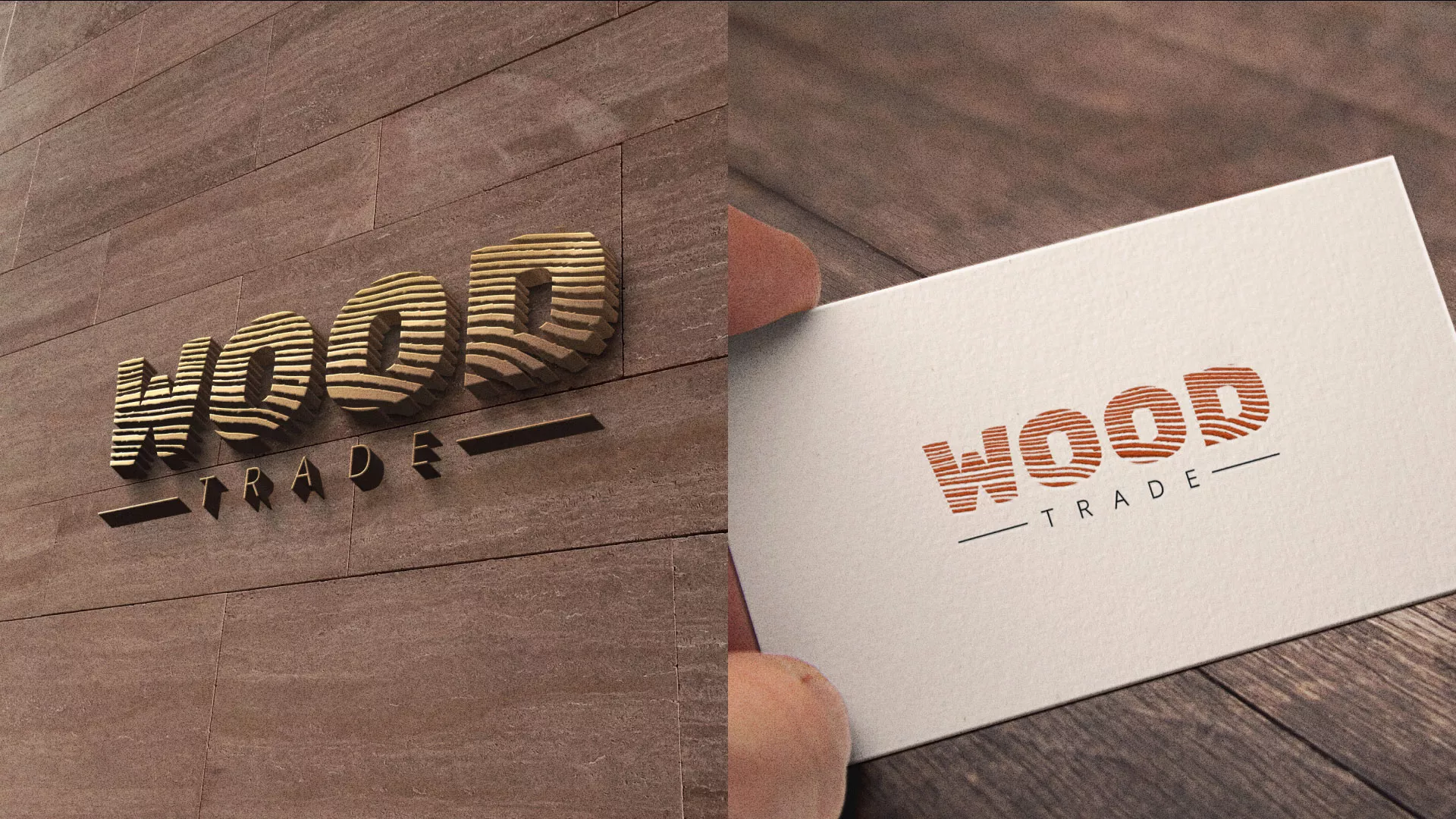 Разработка логотипа для компании «Wood Trade» в Ярославле