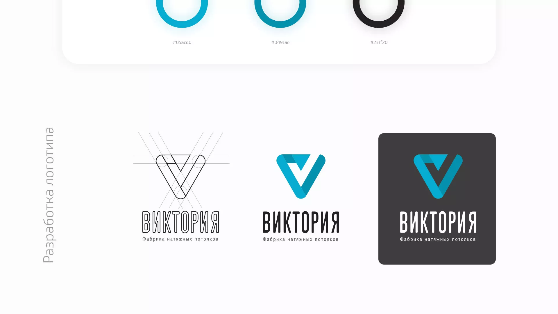 Разработка фирменного стиля компании по продаже и установке натяжных потолков в Ярославле