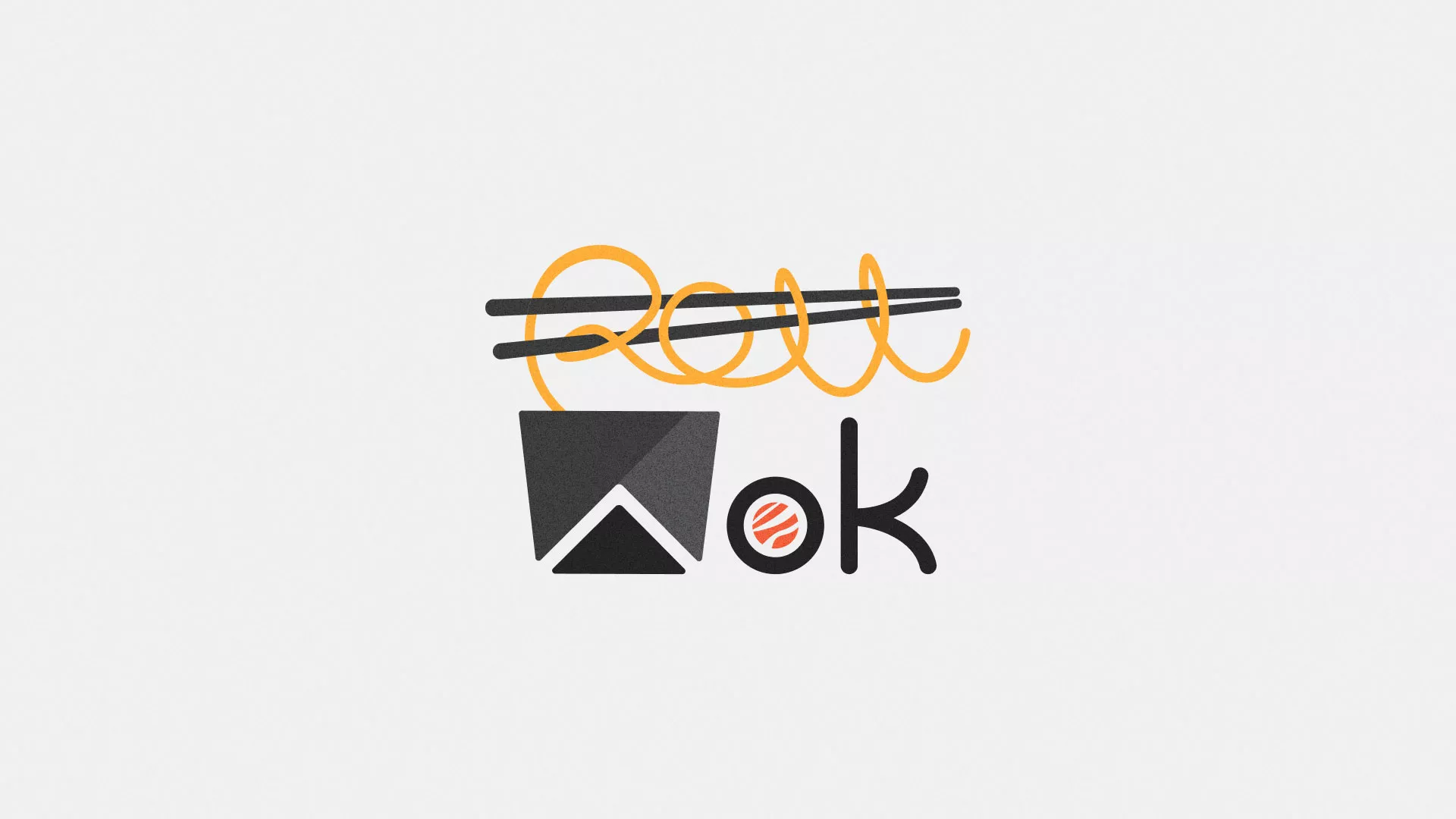 Разработка логотипа в Ярославле для суши-бара «Roll Wok Club» Разработка логотипа в Ярославле для суши-бара «Roll Wok Club»